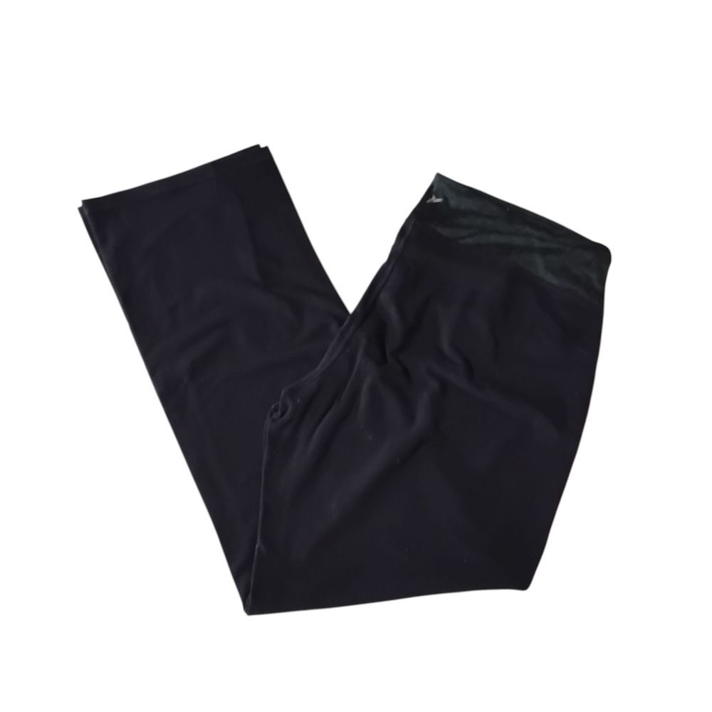 Old Navy Women's Go-dry Black Green Workout Leggings Boot Cut Pants XXL